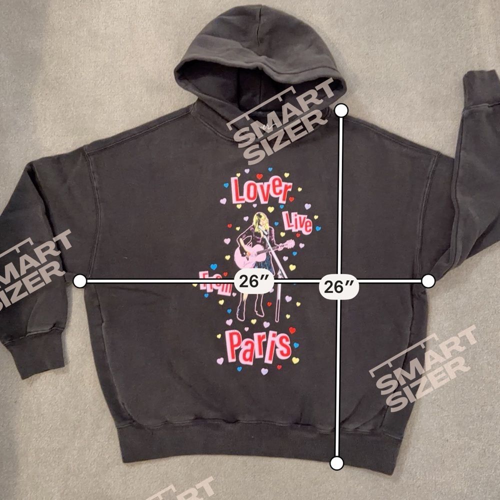 NWT Official Taylor Swift 'Live From Paris' Lover Concert Hoodie - Unisex Medium - Picture 5 of 10